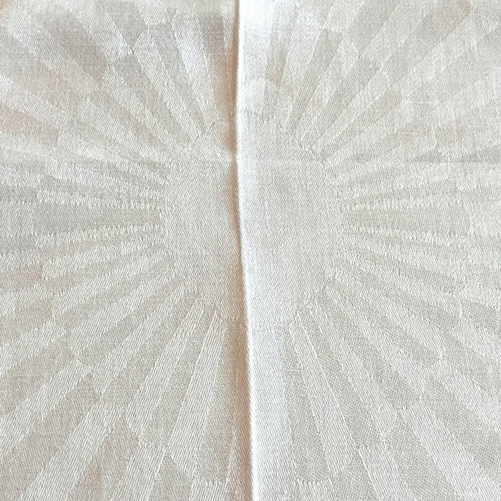 Vintage Pink & White Damask Hand Towel With Intricate Patterns